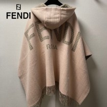 FENDI 最新款外套式鬥篷兩面穿帶帽子