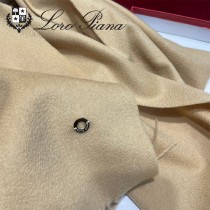 Loro piana頂級原單經典水波紋素色羊絨圍巾