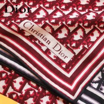 Dior老花頂級真絲羊絨方巾 三個色