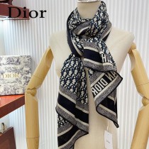 DIOR最新專櫃主打卷邊長巾