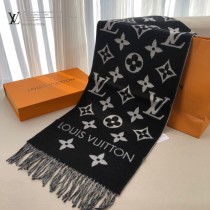 LV原單 ESSENTIAL2圍巾 提花織紋100%精梳羊毛