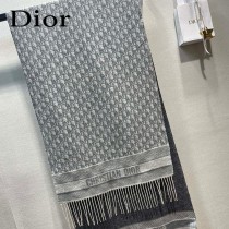 Dior最新款Oblique印花圍巾