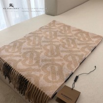 博柏利經典TB logo標誌vs 格子設計雙面羊絨圍巾