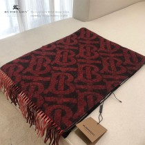 博柏利經典TB logo標誌vs 格子設計雙面羊絨圍巾