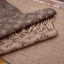LV雙面漸變花紋大長巾