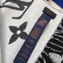 LV原單 ESSENTIAL2圍巾 提花織紋100%精梳羊毛