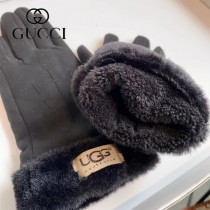 UGG鹿皮絨加厚手套四個顏色任選
