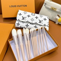 LV  化妝刷羊毛散粉刷修容刷腮紅刷粉底刷全套禮盒裝