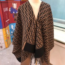 FENDI 爆款經典FF字母元素羊毛鬥篷