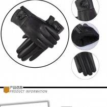 真皮手套男士冬季骑车加绒保暖防风骑行女士真皮手套