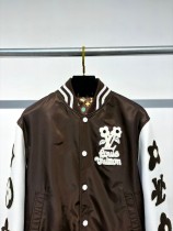 L家&Tyler聯名牛皮拼接尼龍棒球服