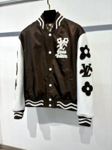 L家&Tyler聯名牛皮拼接尼龍棒球服