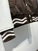 L家&Tyler聯名牛皮拼接尼龍棒球服