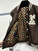 L家&Tyler聯名牛皮拼接尼龍棒球服