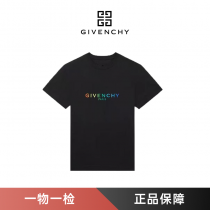 GIVENCHY  彩虹字母  原厂专柜正品T恤短袖