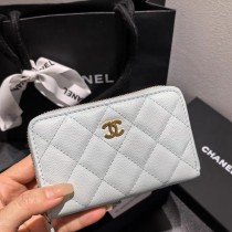 AP0216 Chanel 进口羊皮和球纹牛皮卡包钱包