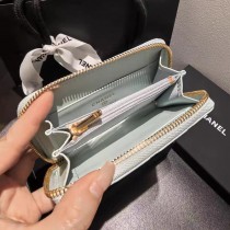 AP0216 Chanel 进口羊皮和球纹牛皮卡包钱包