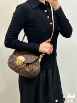 M13617  Sunset 手袋 取材經典 Monogram 塗層帆布