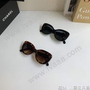 CHANEL 香奈兒新款小香愛心桃鏡腿太陽鏡
